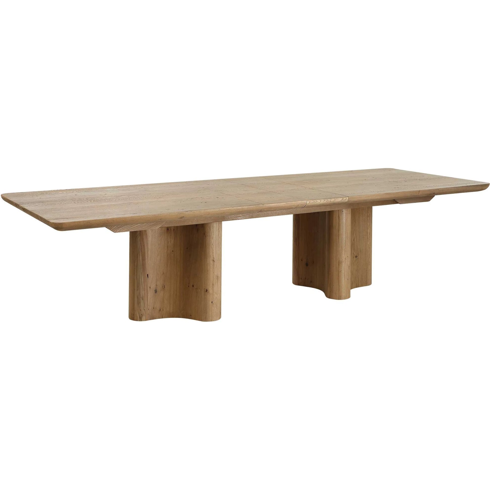 Cecelia Dining Table by Uttermost in oak. Made from reclaimed oak, plywood in a transitional style.