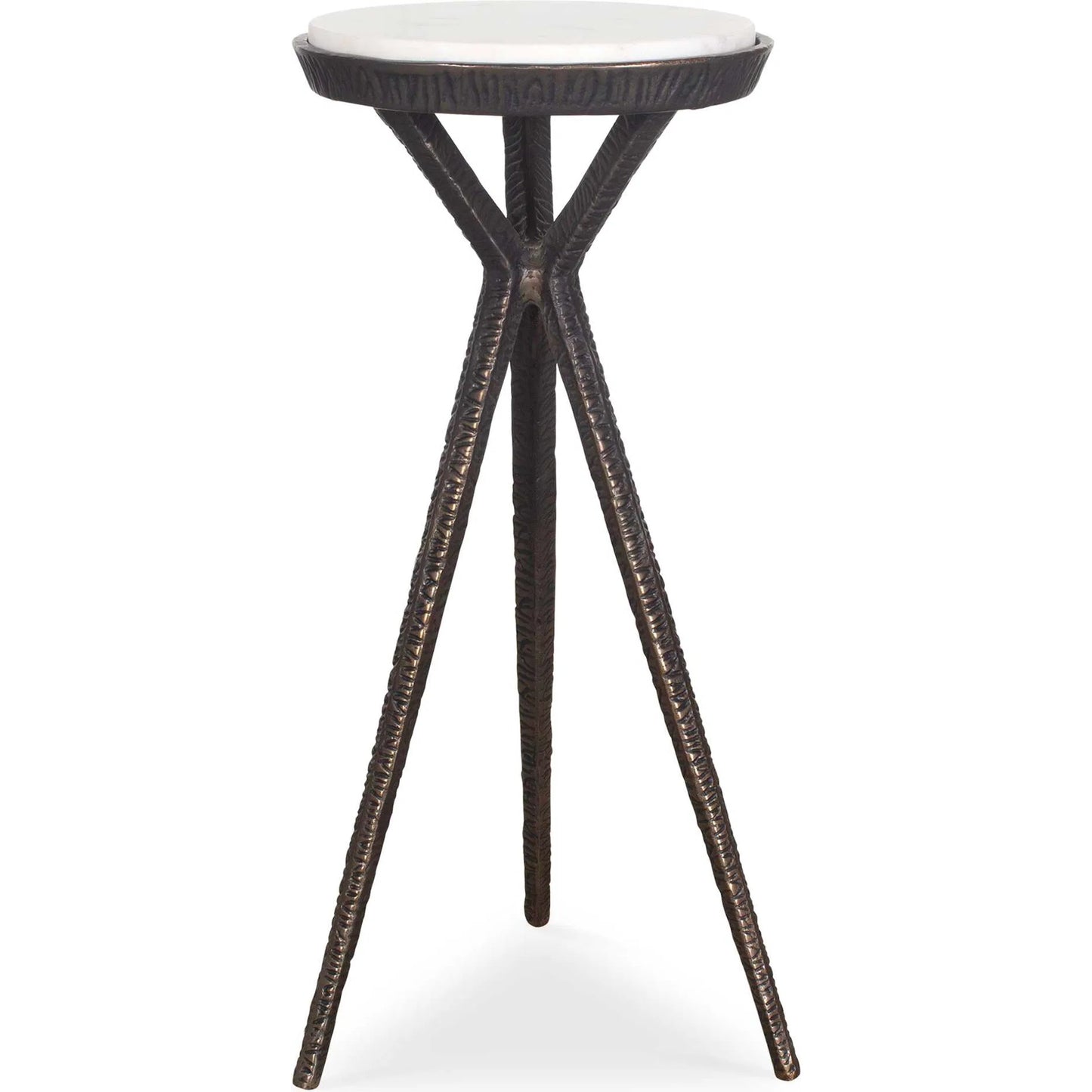 001 SI-2386821 | Primary Silo | Tilton Accent Table by Uttermost in dark bronze. Made from metal, marble in a modern style.