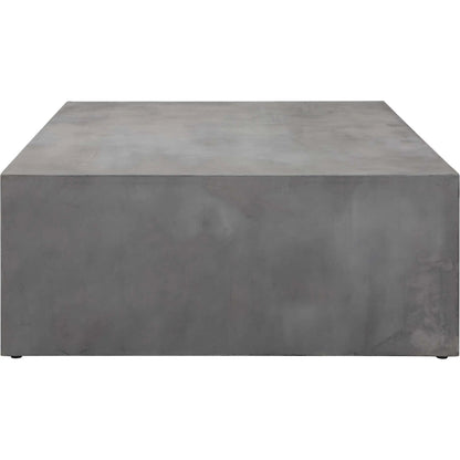 Vail Elm Coffee Table by Uttermost in gray. Made from old elm, plywood in a traditional style.