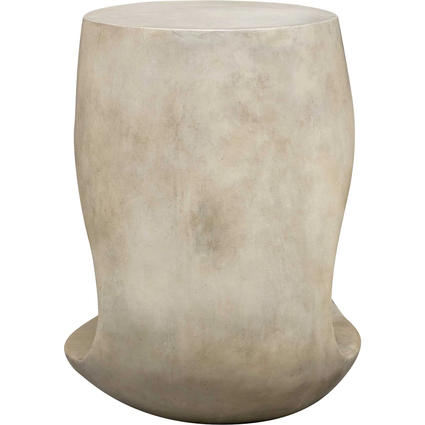 002 SI-2386849 | Additional Silo | Lithos Outdoor Accent Table by Uttermost in gray. Made from javamix wood, plywood with resin in a transitional style.