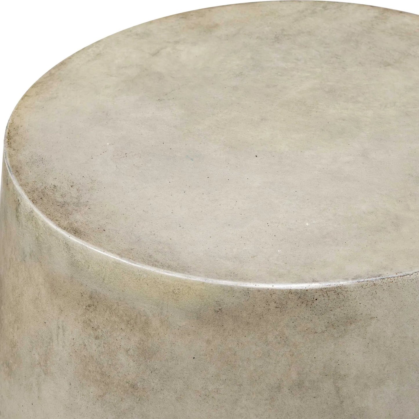 003 SI-2386849 | Closeup | Lithos Outdoor Accent Table by Uttermost in gray. Made from javamix wood, plywood with resin in a transitional style.