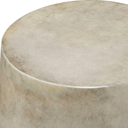 Lithos Outdoor Accent Table by Uttermost in gray. Made from javamix wood, plywood with resin in a transitional style.