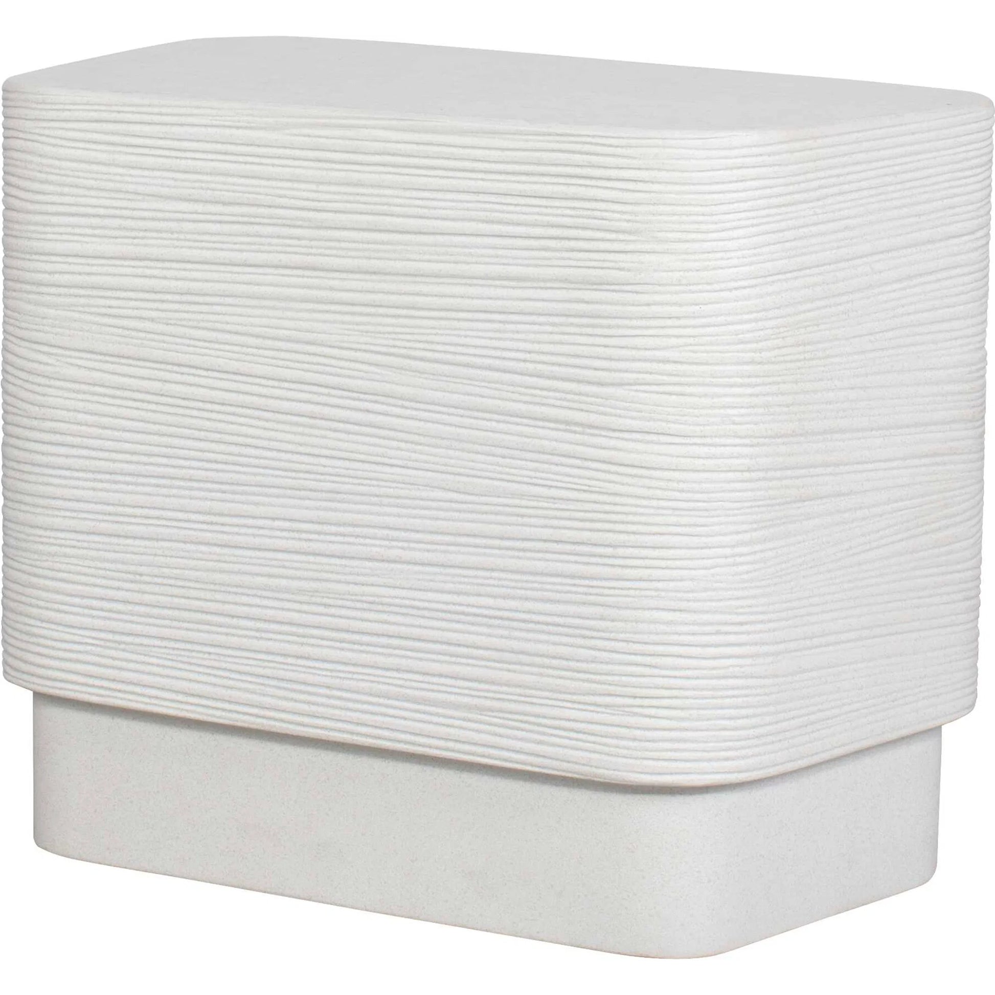 Saltwater Side Table by Uttermost in concrete. Made from glass fiber reinforced concrete in a transitional style.