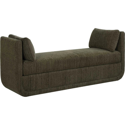 Abound Oversized Herb Bench by Uttermost in green. Made from plywood, hardwood, fabric, foam in a unique style.
