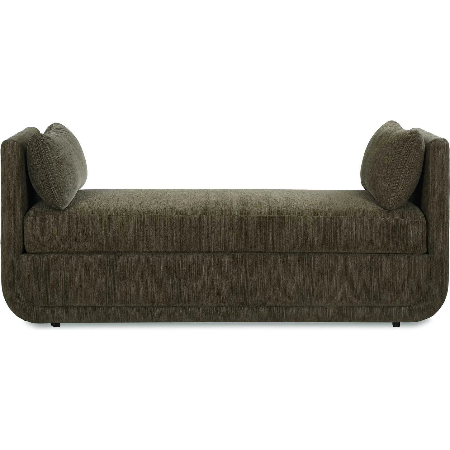000 SI-2630766 | Additional Silo | Abound Oversized Herb Bench by Uttermost in green. Made from plywood, hardwood, fabric, foam in a unique style.