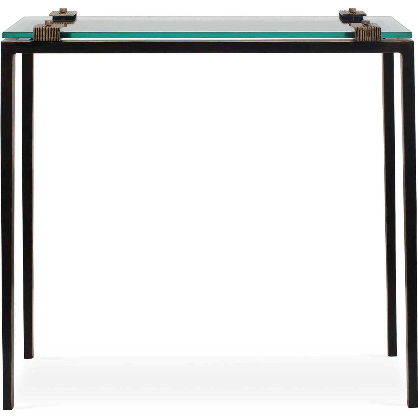000 SI-2630685 | Additional Silo | Averona Glass Top Accent Table by Uttermost in bronze and bronze. Made from iron, glass in a unique style.