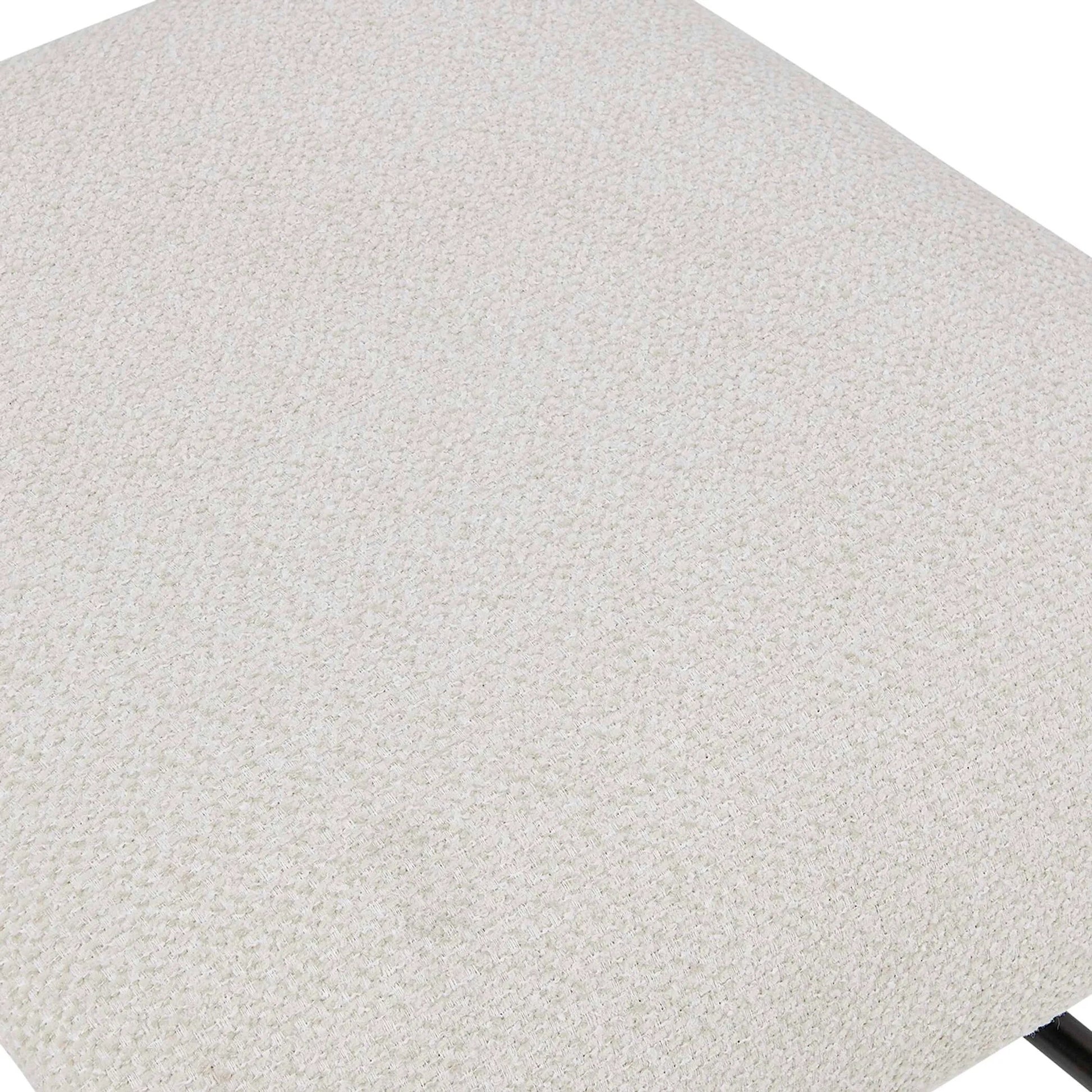 Arcane Counter Stool by Uttermost in black, ecru. Made from bentwood, z-wovens - sunbelievable rock - ecru fabric, foam, metal tube in a unique style.