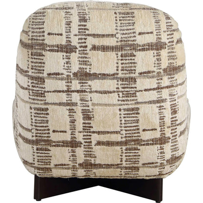 Evans Modern Armless Accent Chair by Uttermost in brown and dark. Made from foam, fabric, rubber wood in a unique style.