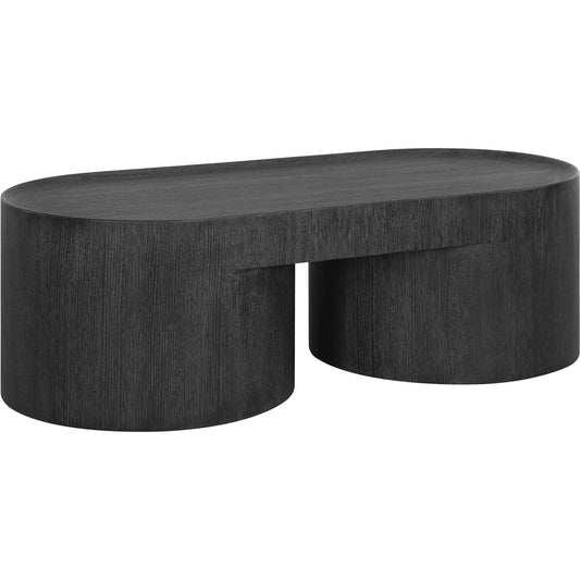 Isbell Coffee Table by Uttermost in black, woodtone. Made from elm, elm veneer, plywood in a unique style.