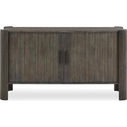 Drury 2 Door Cabinet by Uttermost in black and dark. Made from acacia solid, poplar solid wood, acacia veneered board, mdf, solid iron handles in a unique style.