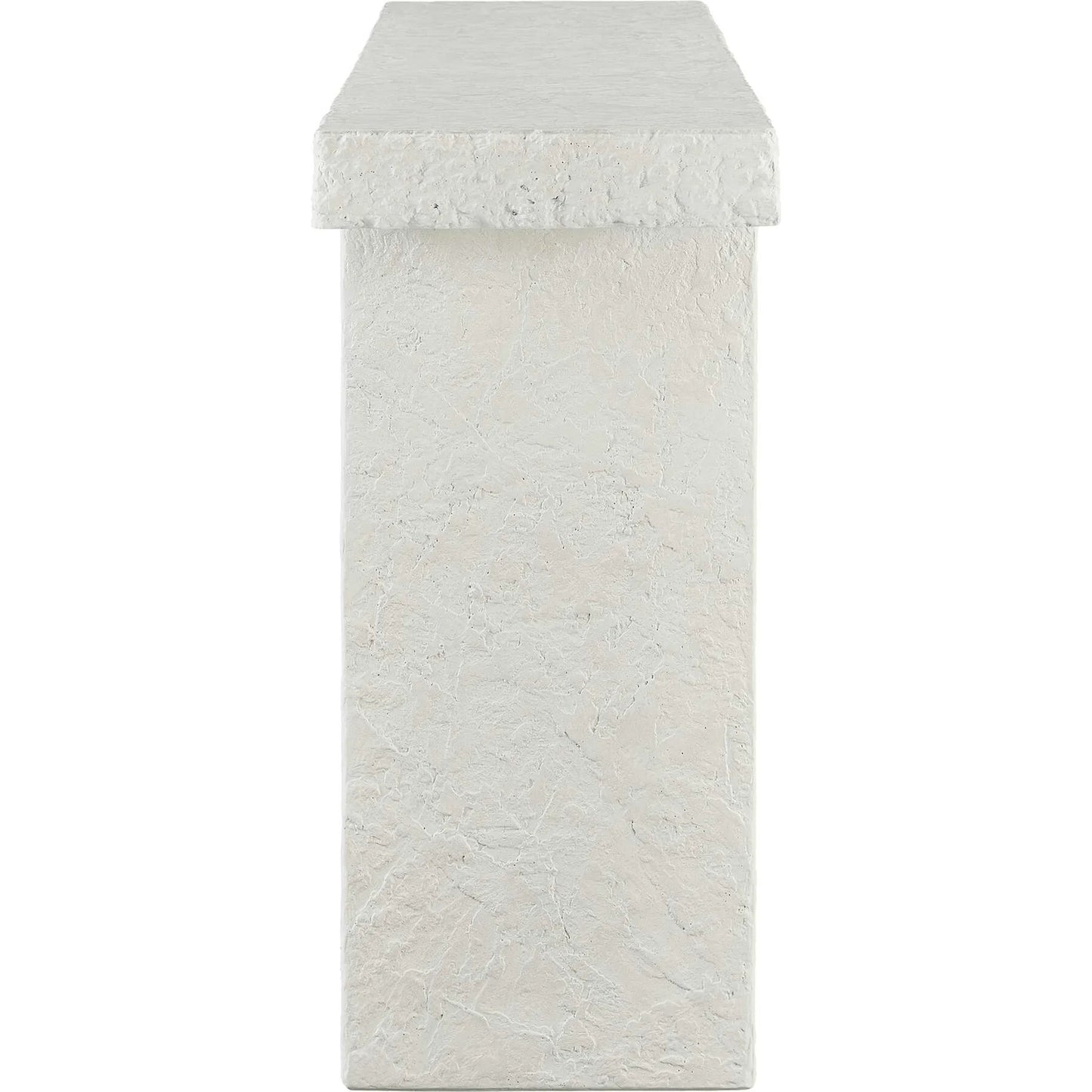 001 SI-2630711 | Additional Silo | Hagan Indoor/Outdoor Limestone Console Table by Uttermost in white and concrete. Made from grc- glass fibre reinforced concrete in a unique style.