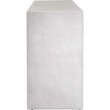 Brinson Carved 4 Door Cabinet by Uttermost in white, woodtone and dark. Made from mdf mindi veneer, mindi wood in a unique style.