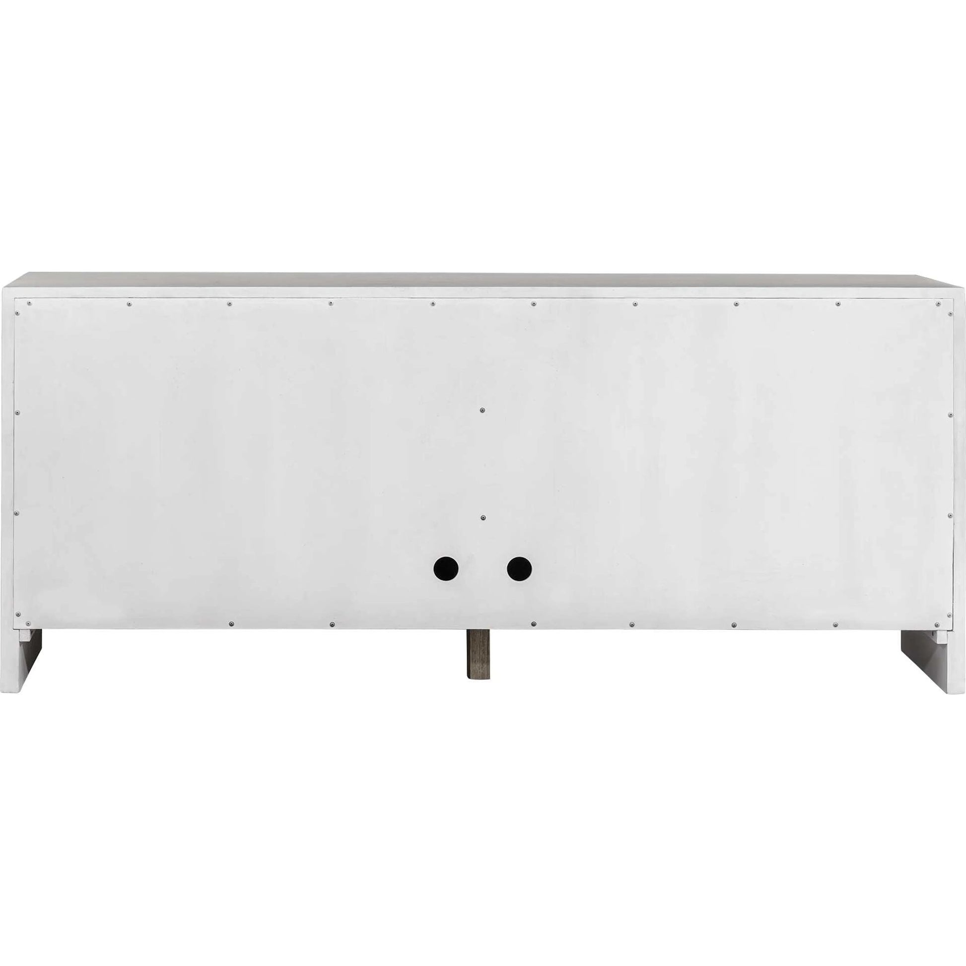 Brinson Carved 4 Door Cabinet by Uttermost in white, woodtone and dark. Made from mdf mindi veneer, mindi wood in a unique style.