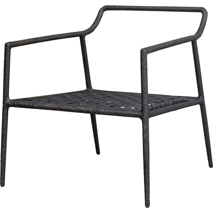 Thayer Outdoor Upholstered Lounge Chair by Uttermost in oyster. Made from metal aluminum, fabric crescent cloud dancercloud dancer in a unique style.
