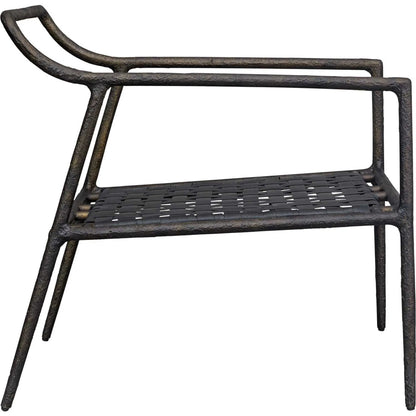 Thayer Outdoor Upholstered Lounge Chair by Uttermost in oyster. Made from metal aluminum, fabric crescent cloud dancercloud dancer in a unique style.