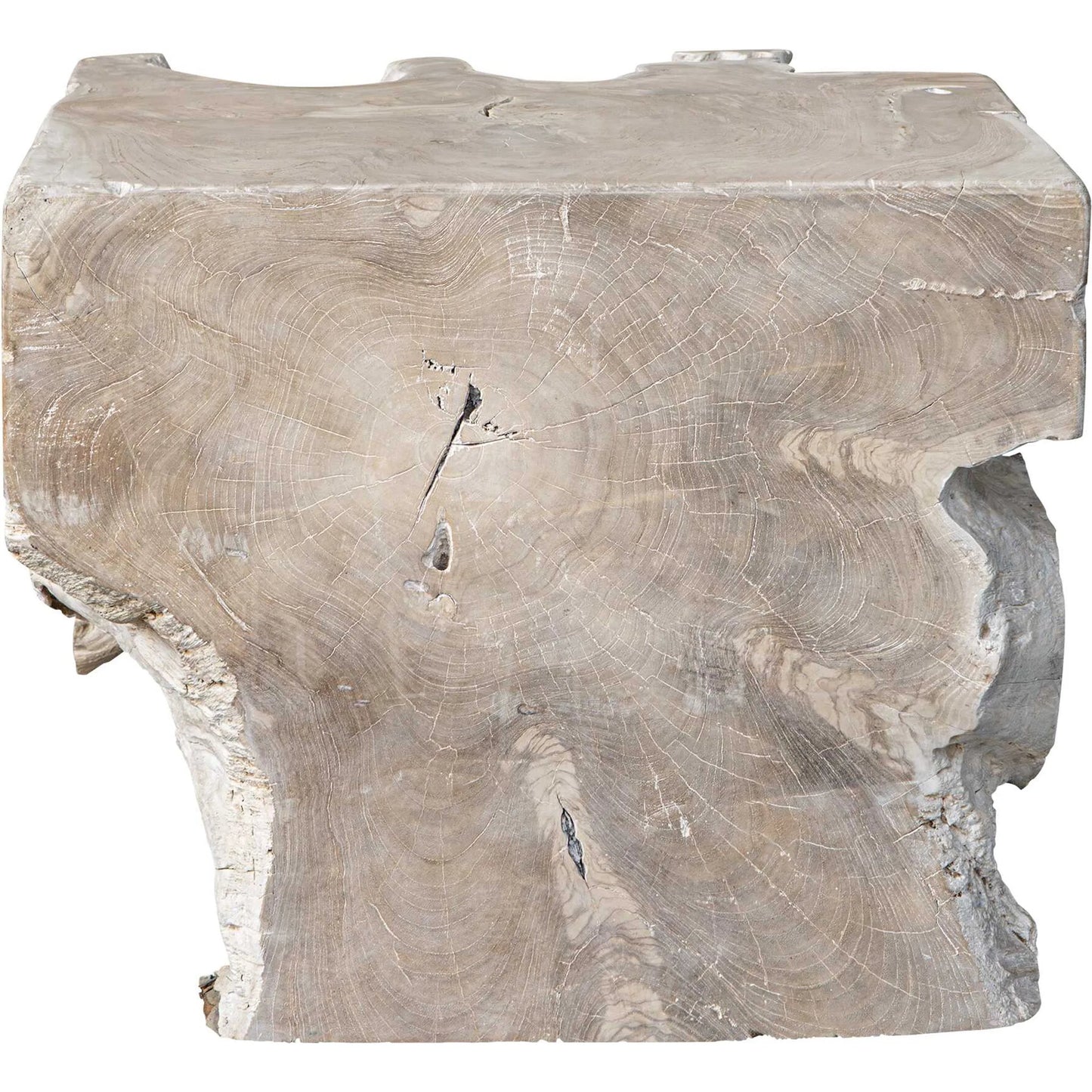 002 SI-2630728 | Closeup | Deguara Indoor/Outdoor Coffee Table by Uttermost in woodtone and teak. Made from teak wood in a unique style.