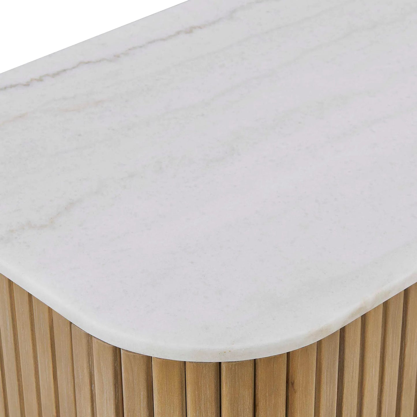 006 SI-2630734 | Unknown | Arik 4 Door Cabinet by Uttermost in woodtone and brass. Made from marble, birch veneer, alder, mdf, plywood, iron in a unique style.