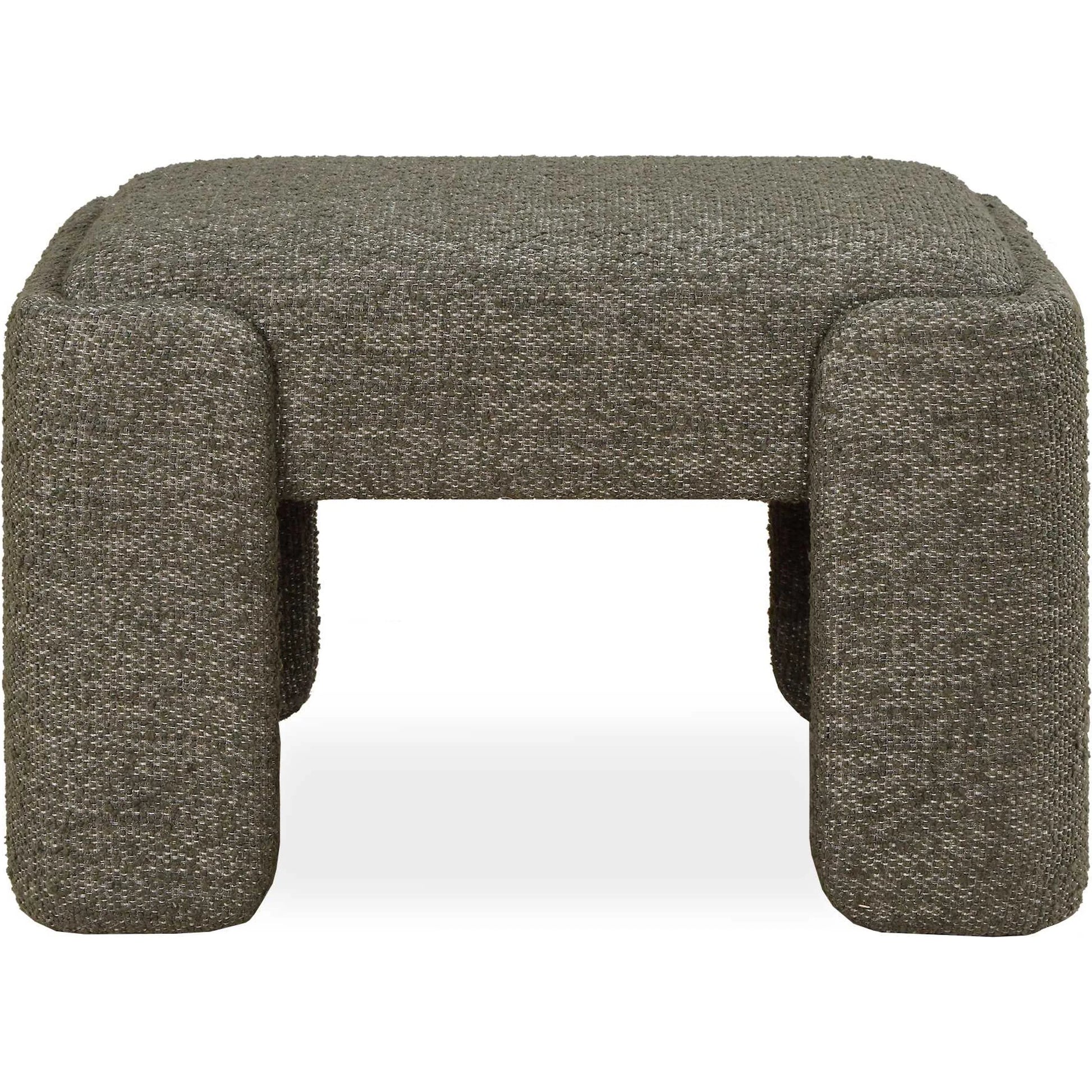 Angus Boucle Bench by Uttermost in green and green. Made from plywood, pine, polyester, foam, iron in a unique style.