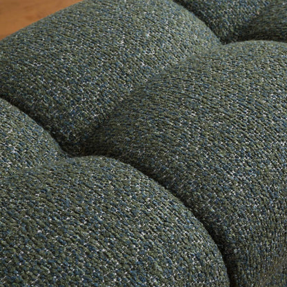 Harlem Moss Lake Bench by Uttermost in green and blue. Made from plywood, hardwood, fabric, foam in a unique style.