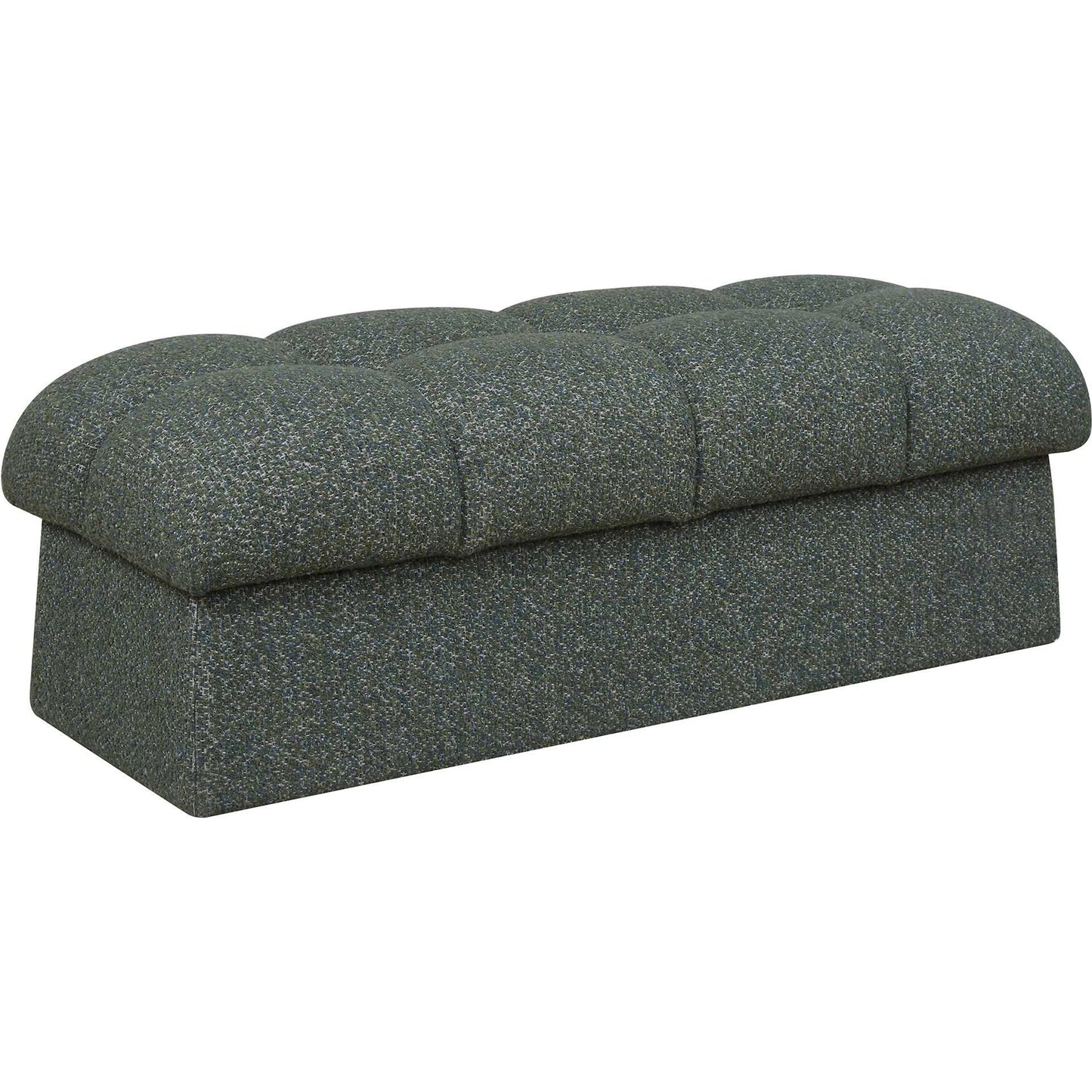 005 SI-2630783 | Primary Silo | Harlem Moss Lake Bench by Uttermost in green and blue. Made from plywood, hardwood, fabric, foam in a unique style.