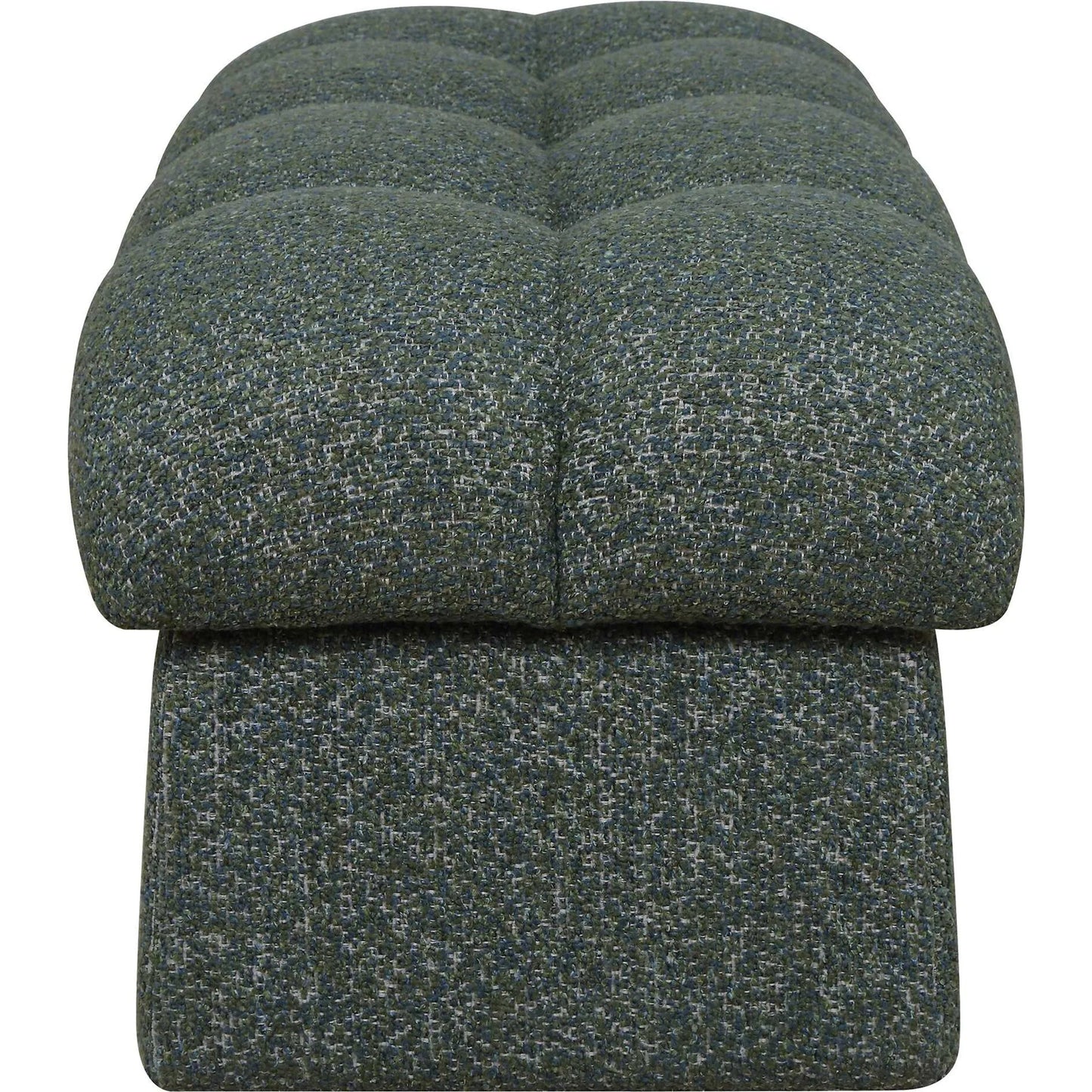 006 SI-2630783 | Unknown | Harlem Moss Lake Bench by Uttermost in green and blue. Made from plywood, hardwood, fabric, foam in a unique style.