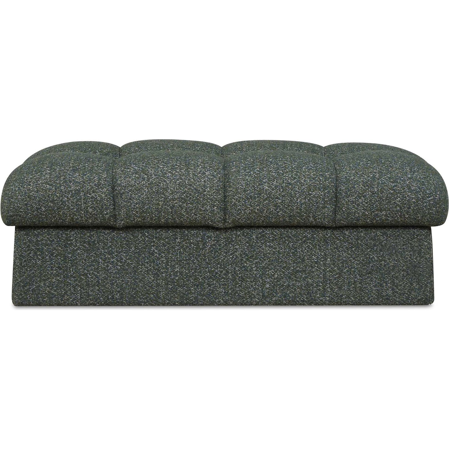000 SI-2630783 | Additional Silo | Harlem Moss Lake Bench by Uttermost in green and blue. Made from plywood, hardwood, fabric, foam in a unique style.