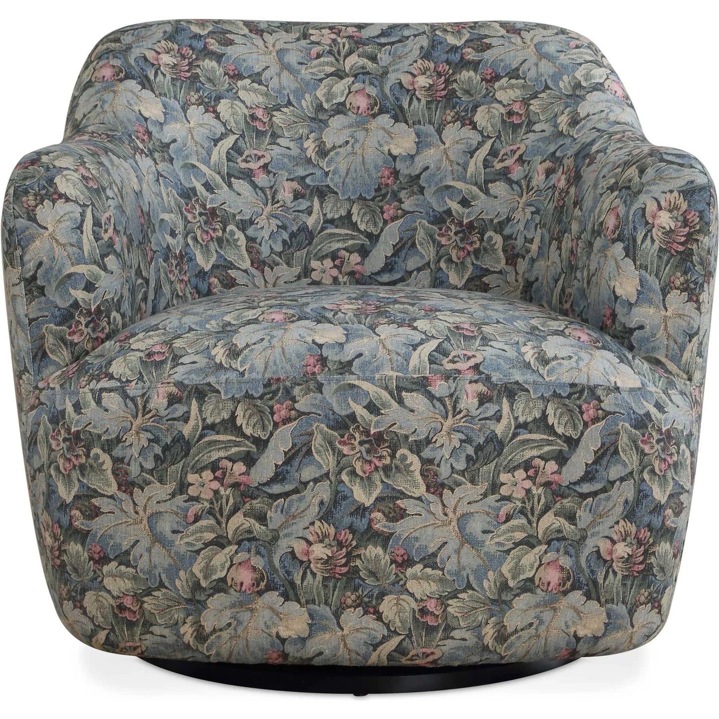 000 SI-2630801 | Additional Silo | Ansel Tapestry Swivel Chair by Uttermost in green and black. Made from eucalyptus wood, plywood, fabric, foam in a unique style.
