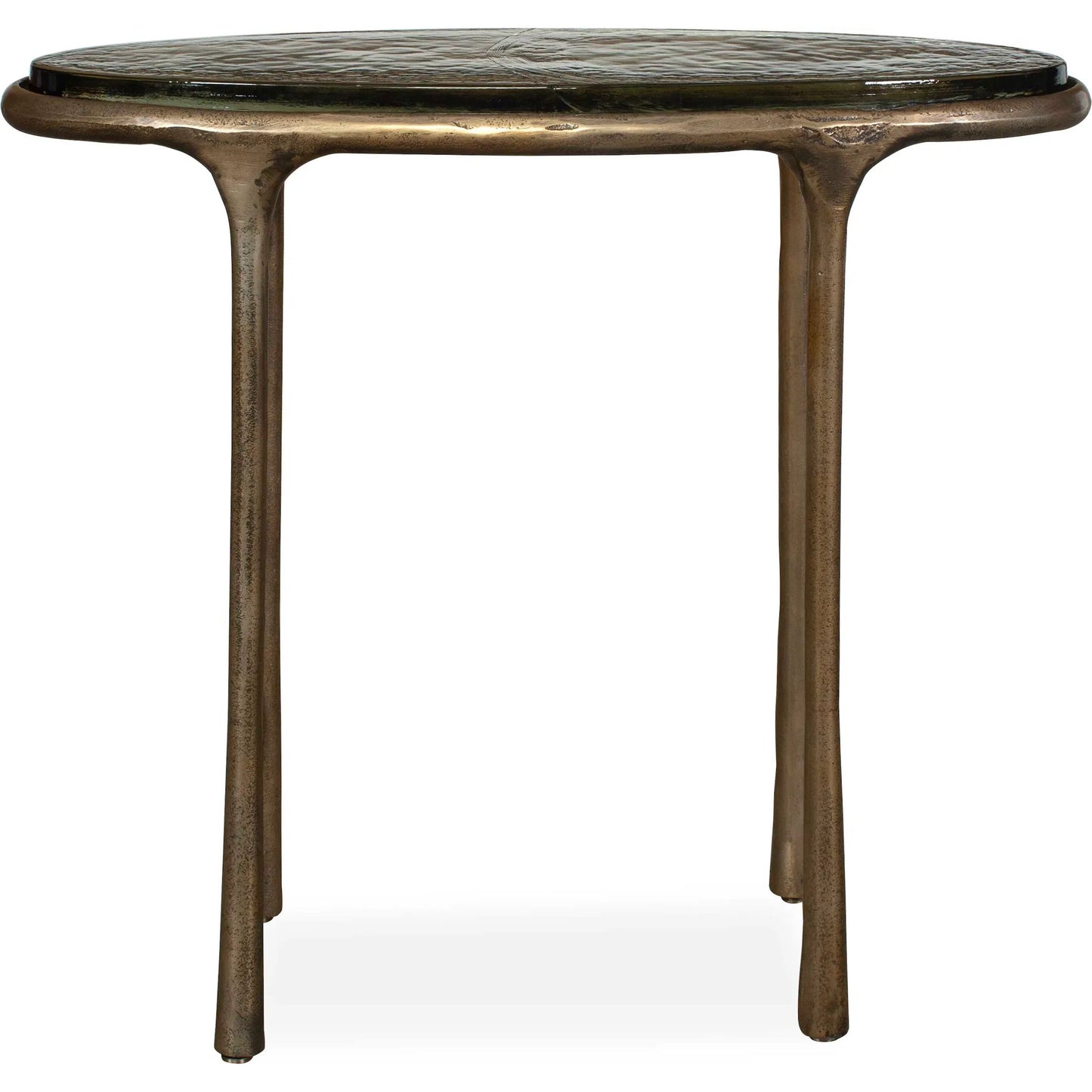 000 SI-2630717 | Additional Silo | Ata Oval Accent Table by Uttermost in brass and brass. Made from aluminium, cast glass in a unique style.