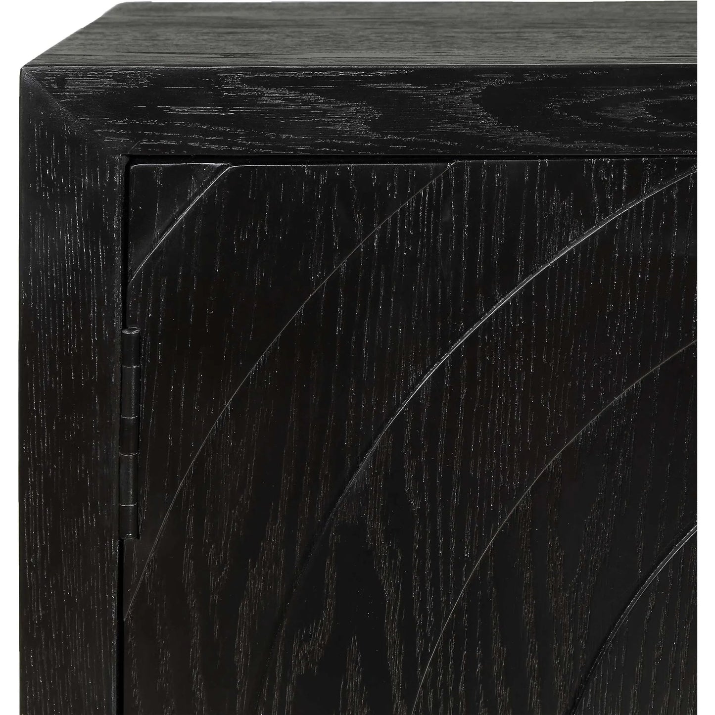 011 SI-2630704 | Unknown | Briseis 2 Door Cabinet by Uttermost in black, brass, gold and gold. Made from fir, mdf, iron, red oak veneer in a unique style.