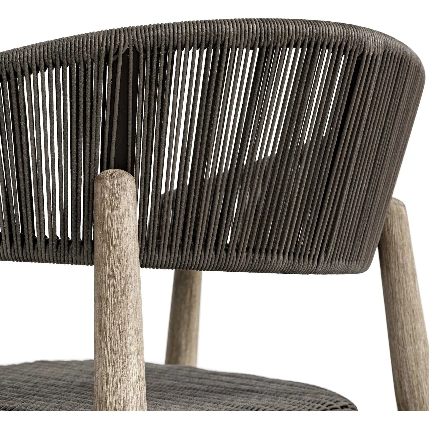 007 SI-2630765 | Unknown | Dermott Indoor/Outdoor Bar Stool by Uttermost in brown and mahogany. Made from mahogany wood, wicker k-rod tera brown 3mm in a unique style.