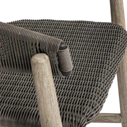 Dermott Indoor/Outdoor Bar Stool by Uttermost in brown and mahogany. Made from mahogany wood, wicker k-rod tera brown 3mm in a unique style.
