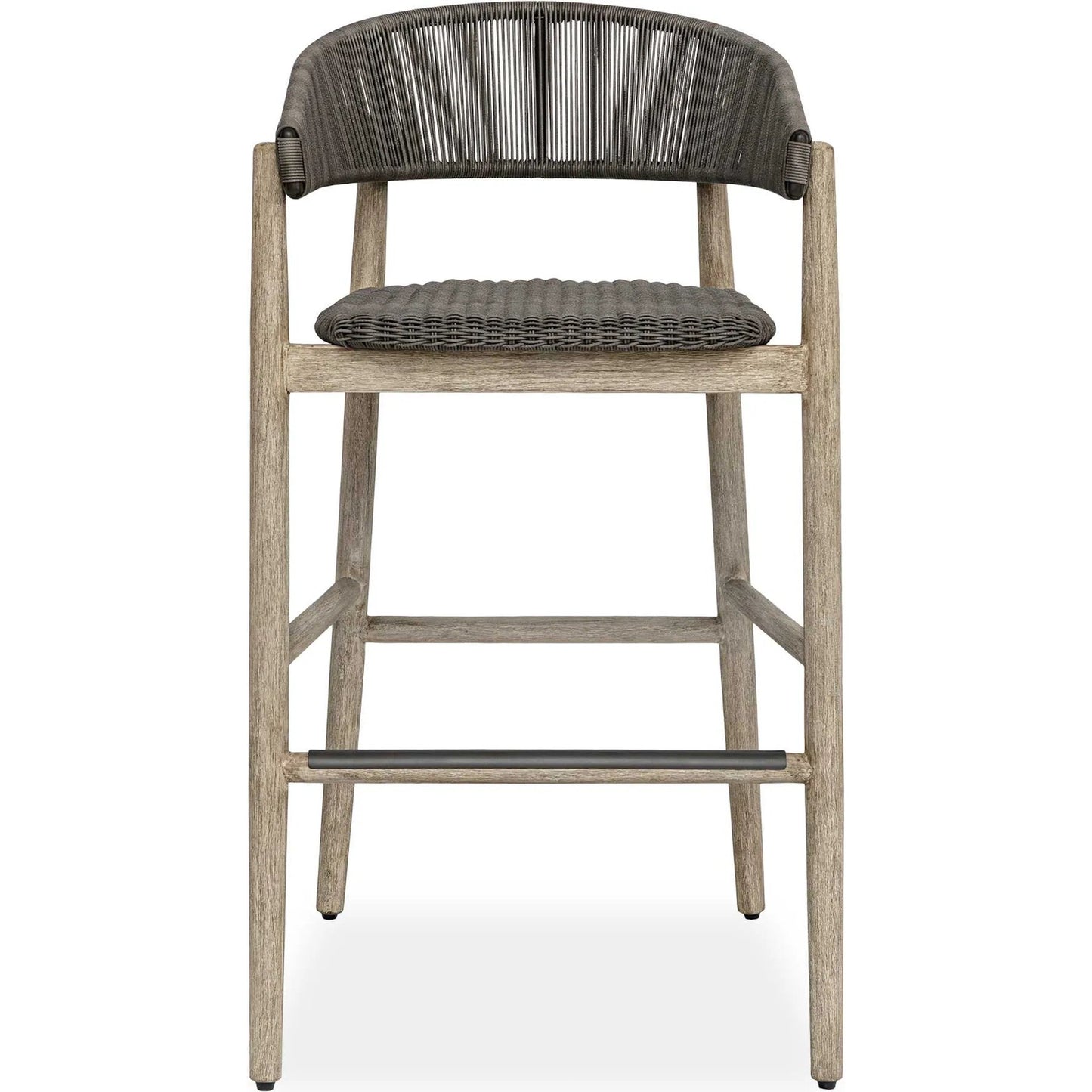 000 SI-2630765 | Additional Silo | Dermott Indoor/Outdoor Bar Stool by Uttermost in brown and mahogany. Made from mahogany wood, wicker k-rod tera brown 3mm in a unique style.
