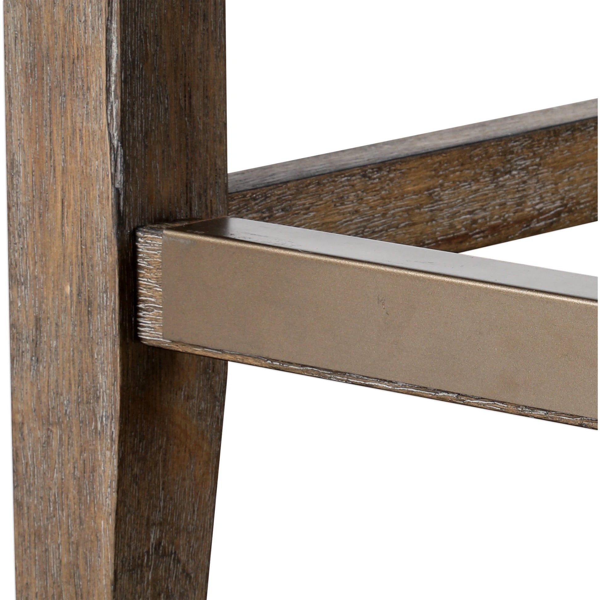 Arnaud Charcoal Counter Stool by Uttermost in charcoal. Made from solid wood, plywood, fabric, foam in a cottage & farmhouse style.