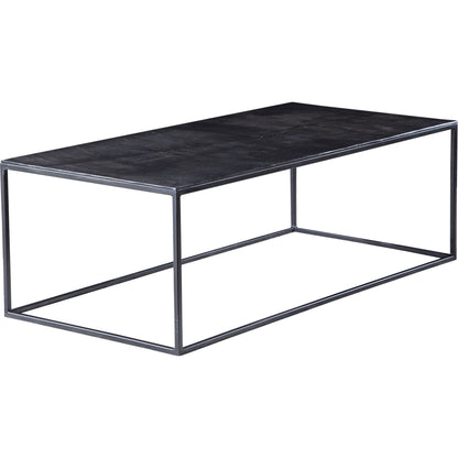 Coreene Coffee Table by Uttermost in aged black, antique bronze. Made from aluminum, iron in a modern style.