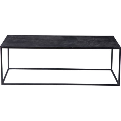 Coreene Coffee Table by Uttermost in aged black, antique bronze. Made from aluminum, iron in a modern style.