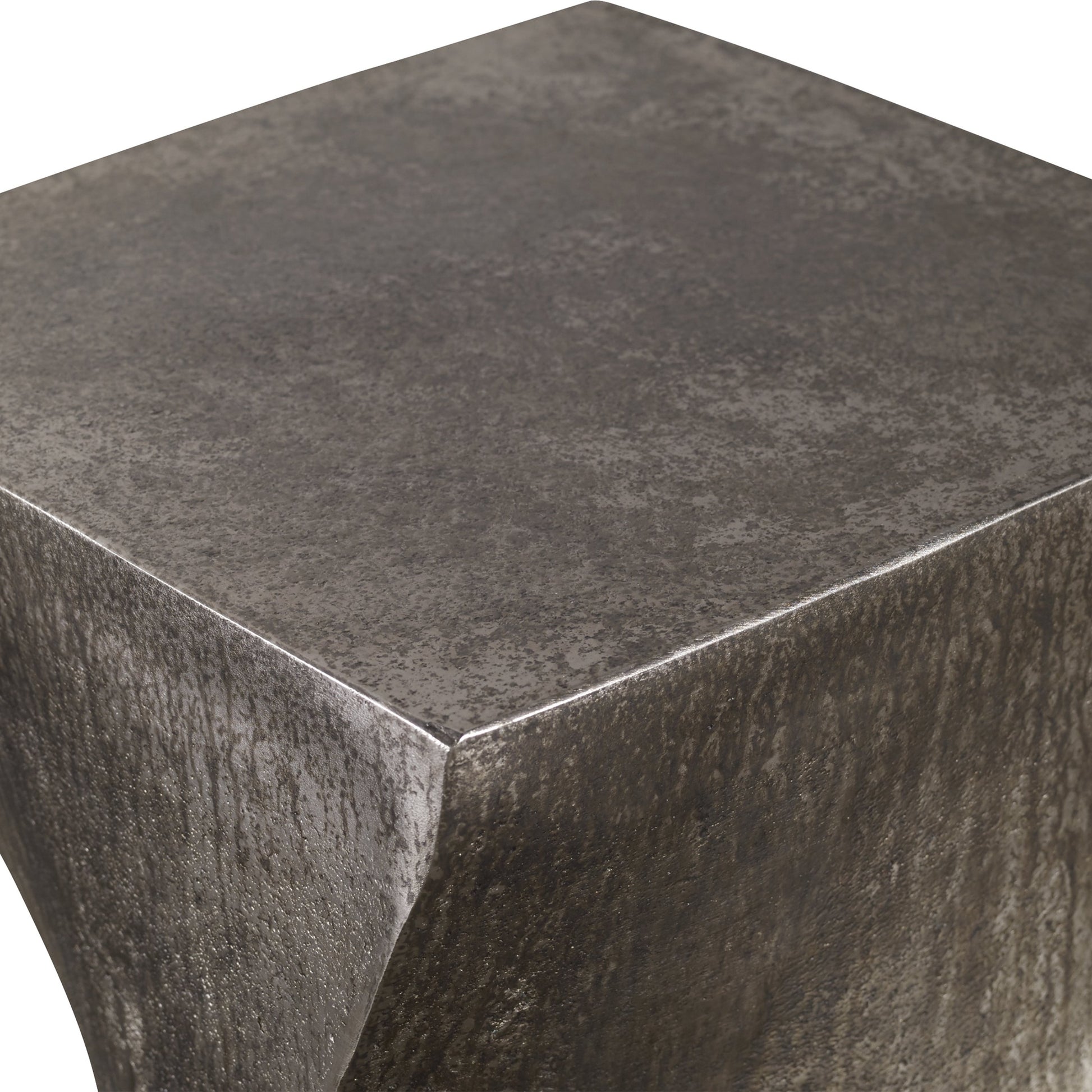 Euphrates Accent Table by Uttermost. Made from aluminum in a modern style.