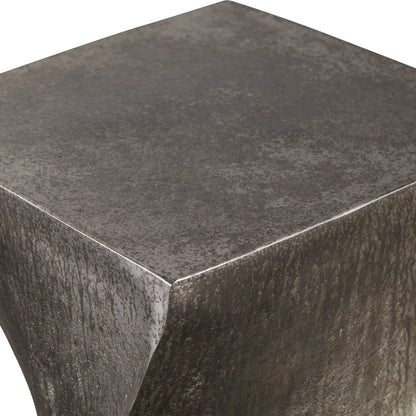 Euphrates Accent Table by Uttermost. Made from aluminum in a modern style.