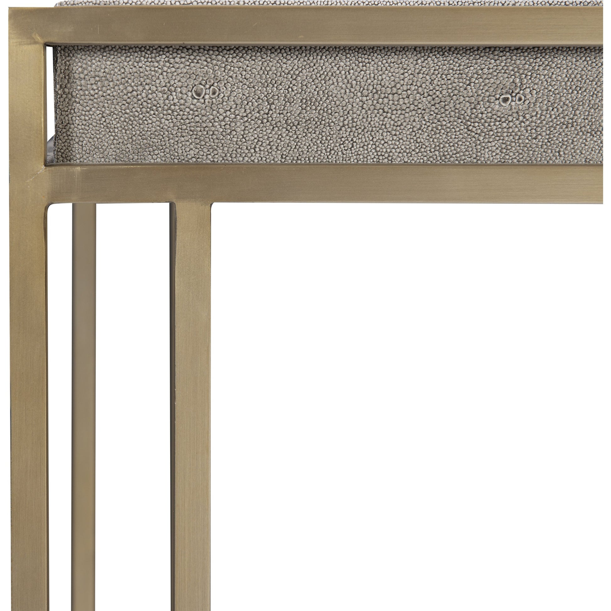 Cardew Modern Console Table by Uttermost. Made from pu fabric, steel, mdf in a modern style.
