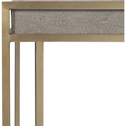 Cardew Modern Console Table by Uttermost. Made from pu fabric, steel, mdf in a modern style.