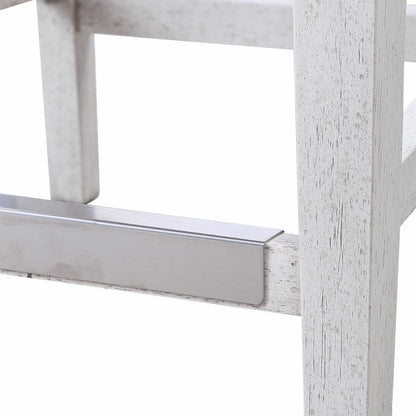 Brazos Counter Stool by Uttermost in gray. Made from rubber wood, plywood, fabric, foam in a modern style.