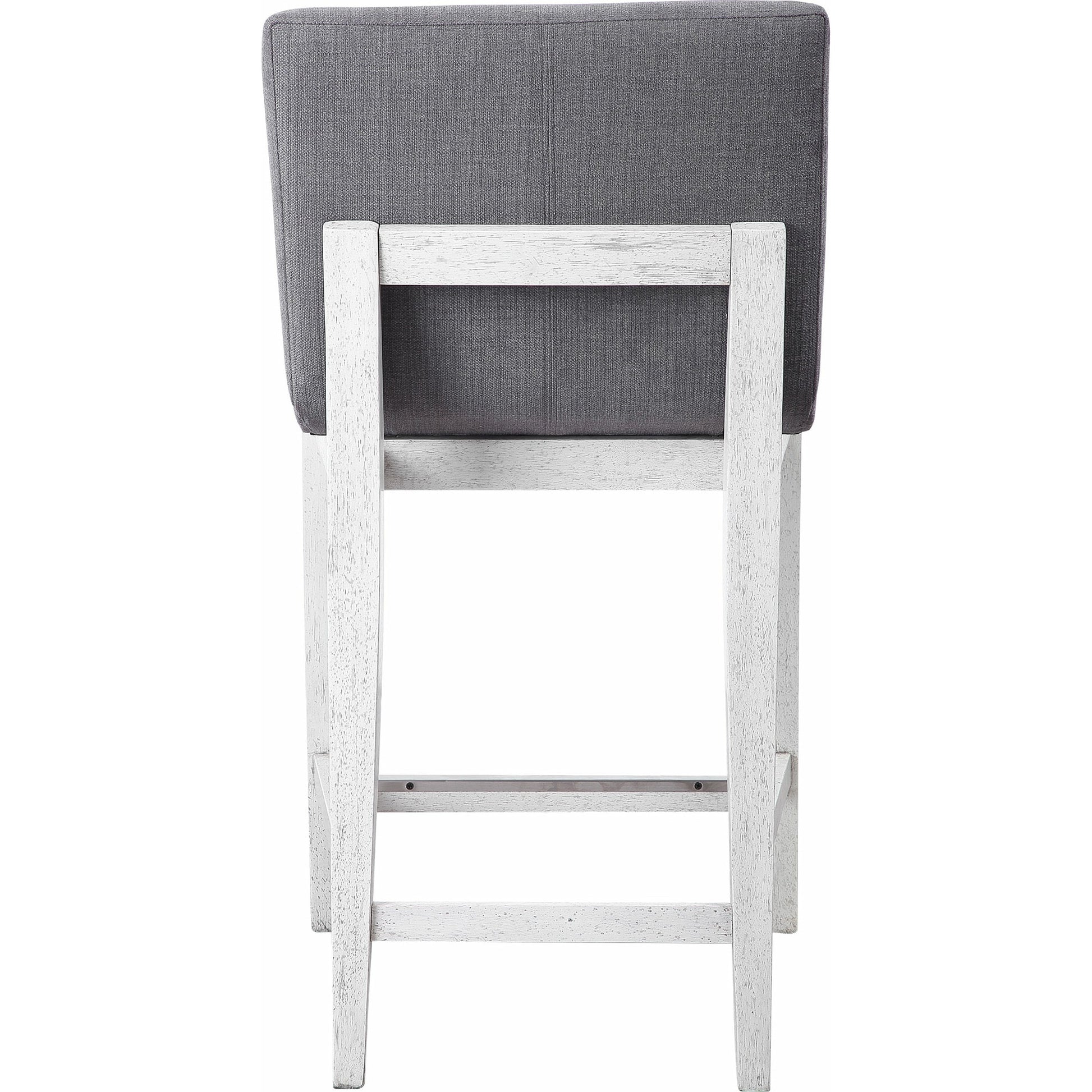 Brazos Counter Stool by Uttermost in gray. Made from rubber wood, plywood, fabric, foam in a modern style.