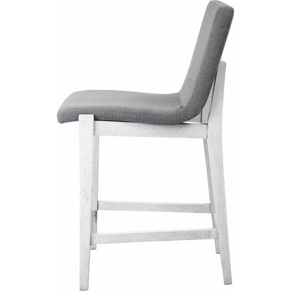 Brazos Counter Stool by Uttermost in gray. Made from rubber wood, plywood, fabric, foam in a modern style.