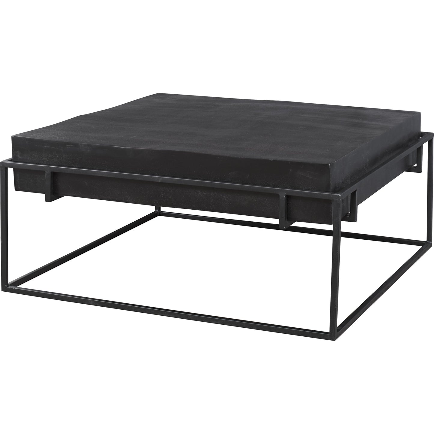 001 SI-1750293 | Additional Silo | Telone Coffee Table by Uttermost in black. Made from iron, aluminum in a modern style.