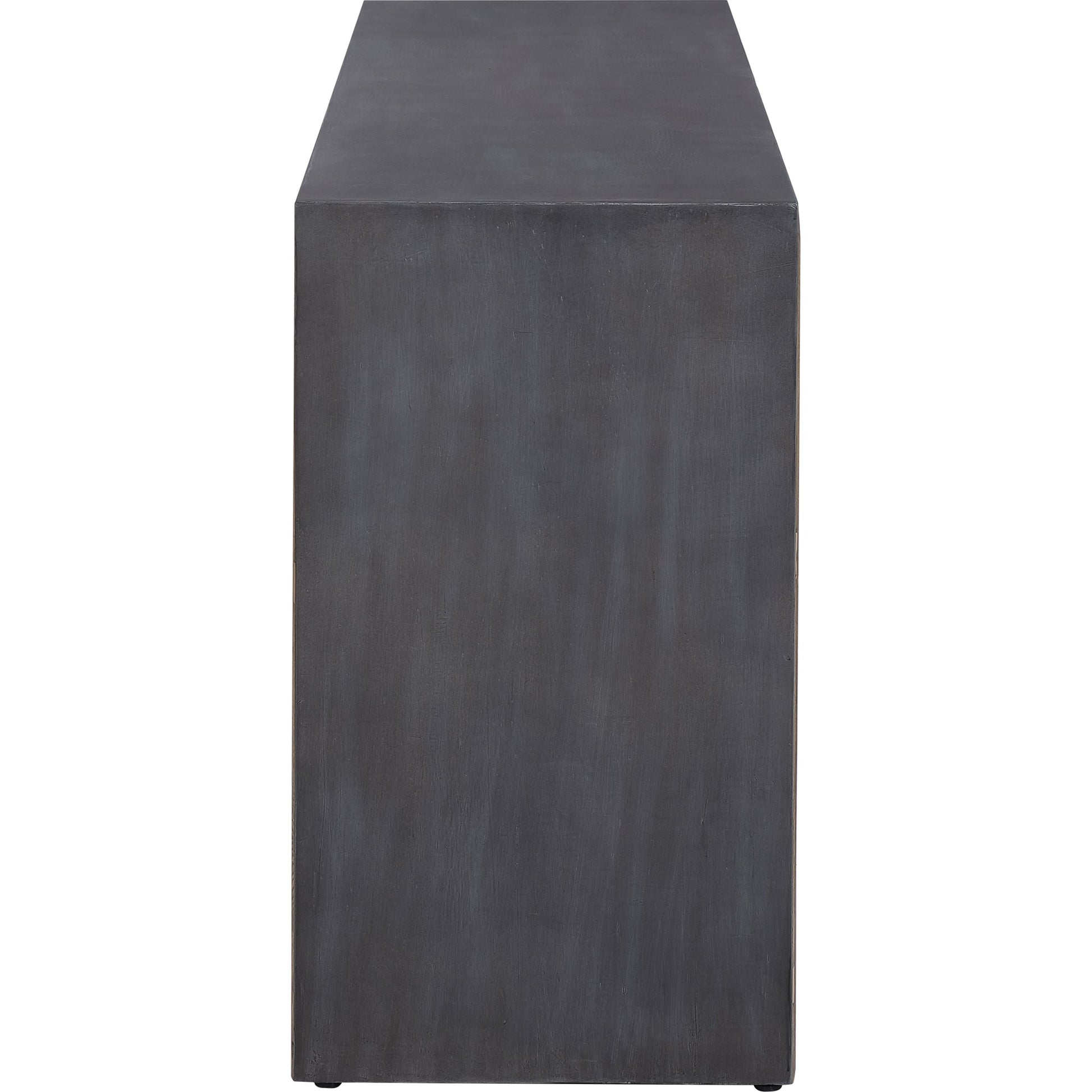 Vail Console Table by Uttermost in natural, gray. Made from reclaimed elm, plywood, concrete in a eclectic & global style.