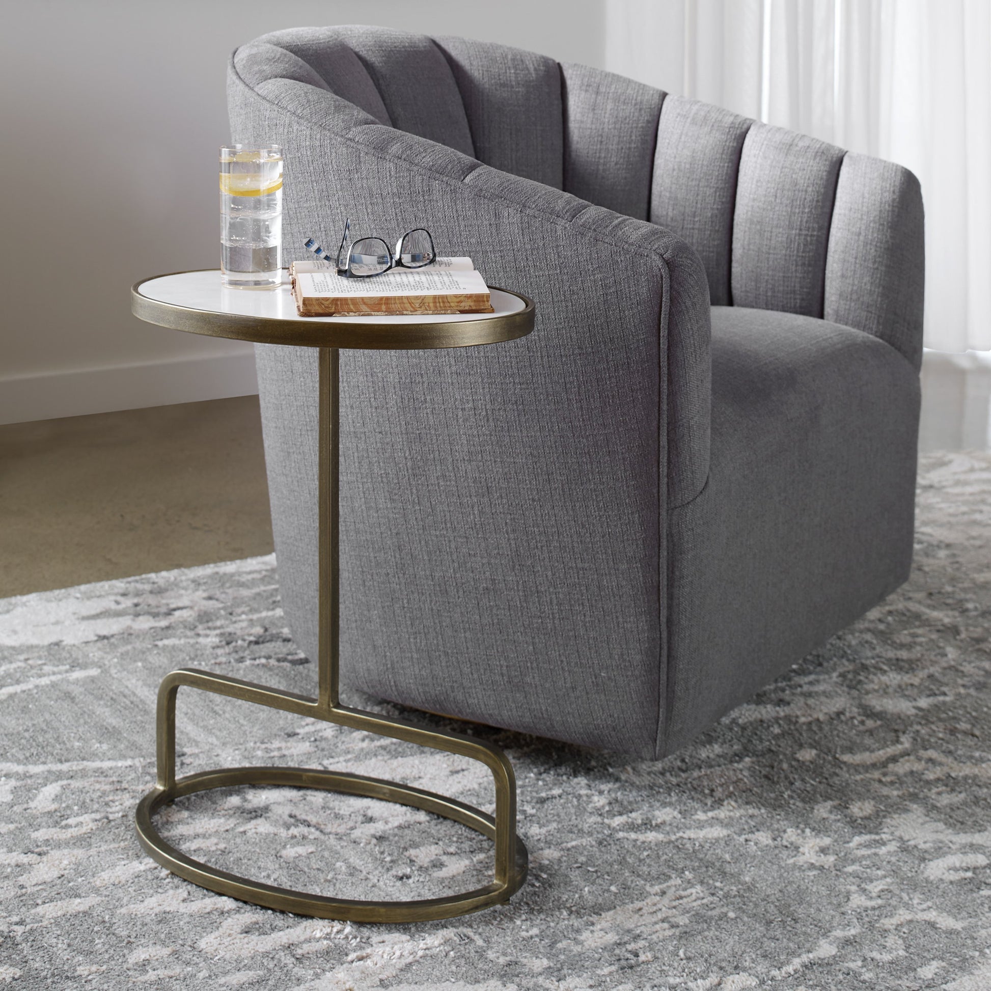 Jessenia Accent Table by Uttermost. Made from unique in a eclectic & global style.