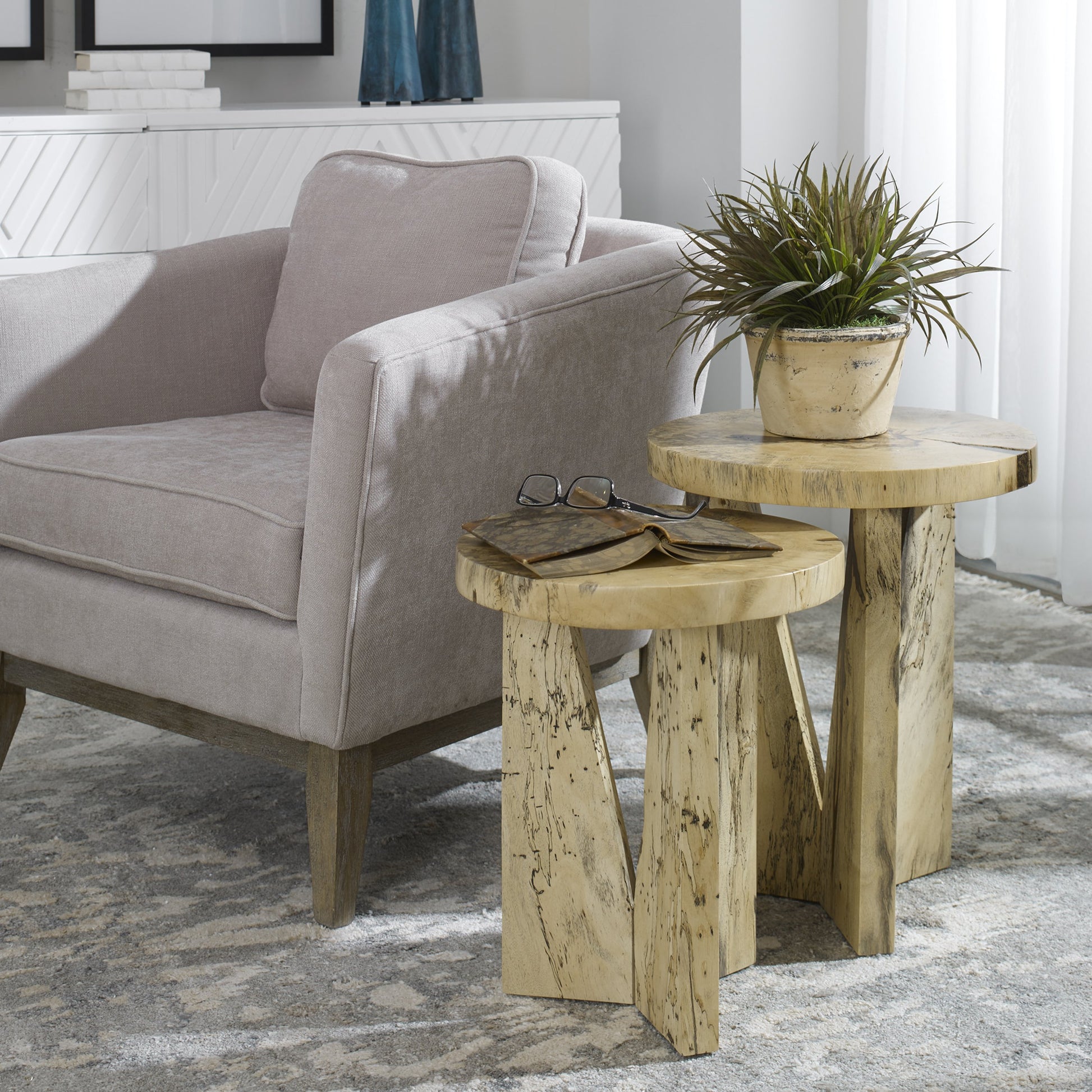 Nadette Nesting Tables by Uttermost. Made from unique in a eclectic & global style.