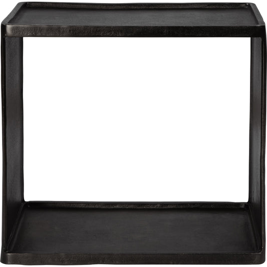 Derwent Side Table by Uttermost. Made from aluminum in a modern style.