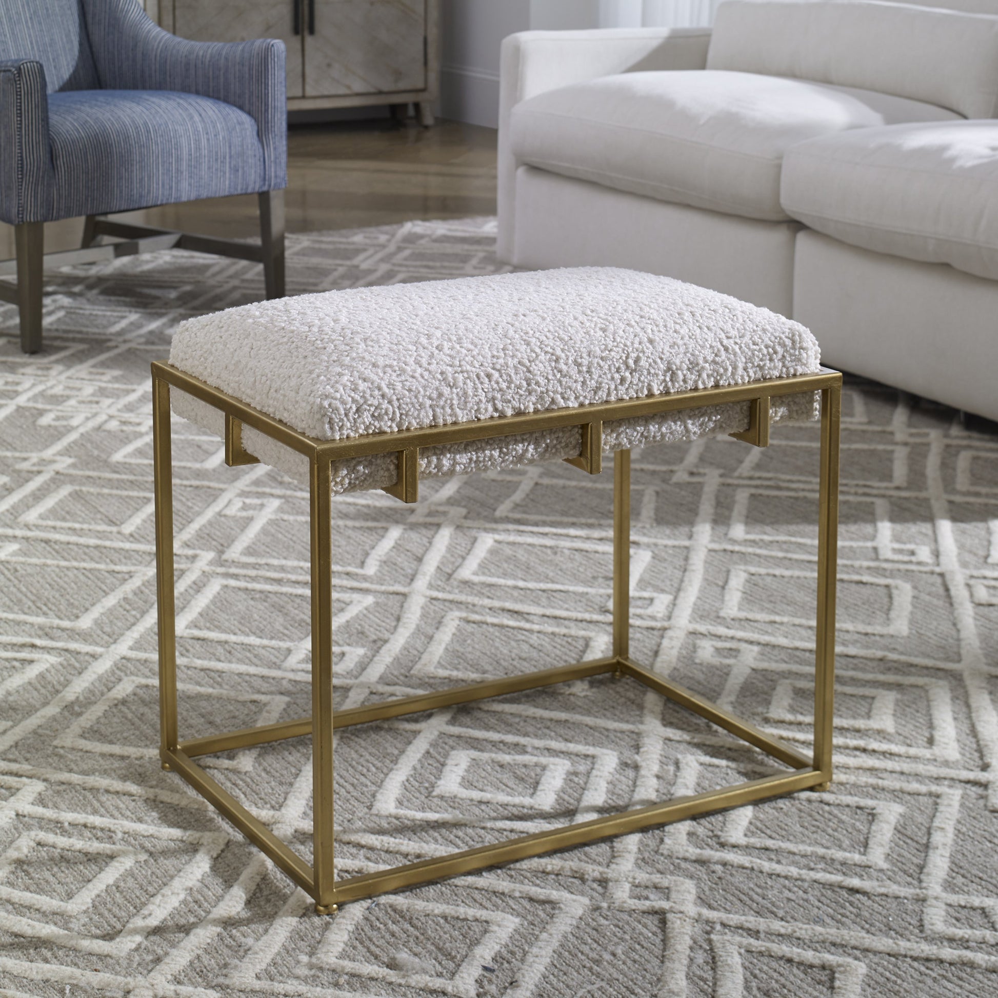 Paradox Small Bench by Uttermost. Made from unique in a modern style.