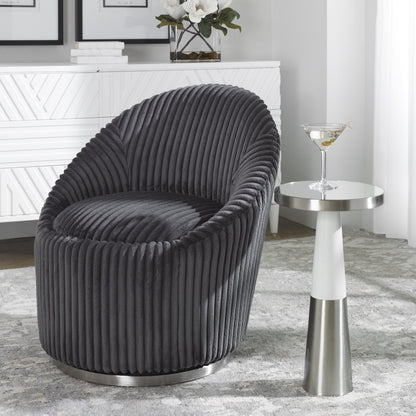 Fortier Accent Table by Uttermost in black. Made from 50% iron, 10% glass, 40% rubber wood in a eclectic & global style.