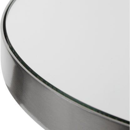 Fortier Accent Table by Uttermost in black. Made from 50% iron, 10% glass, 40% rubber wood in a eclectic & global style.